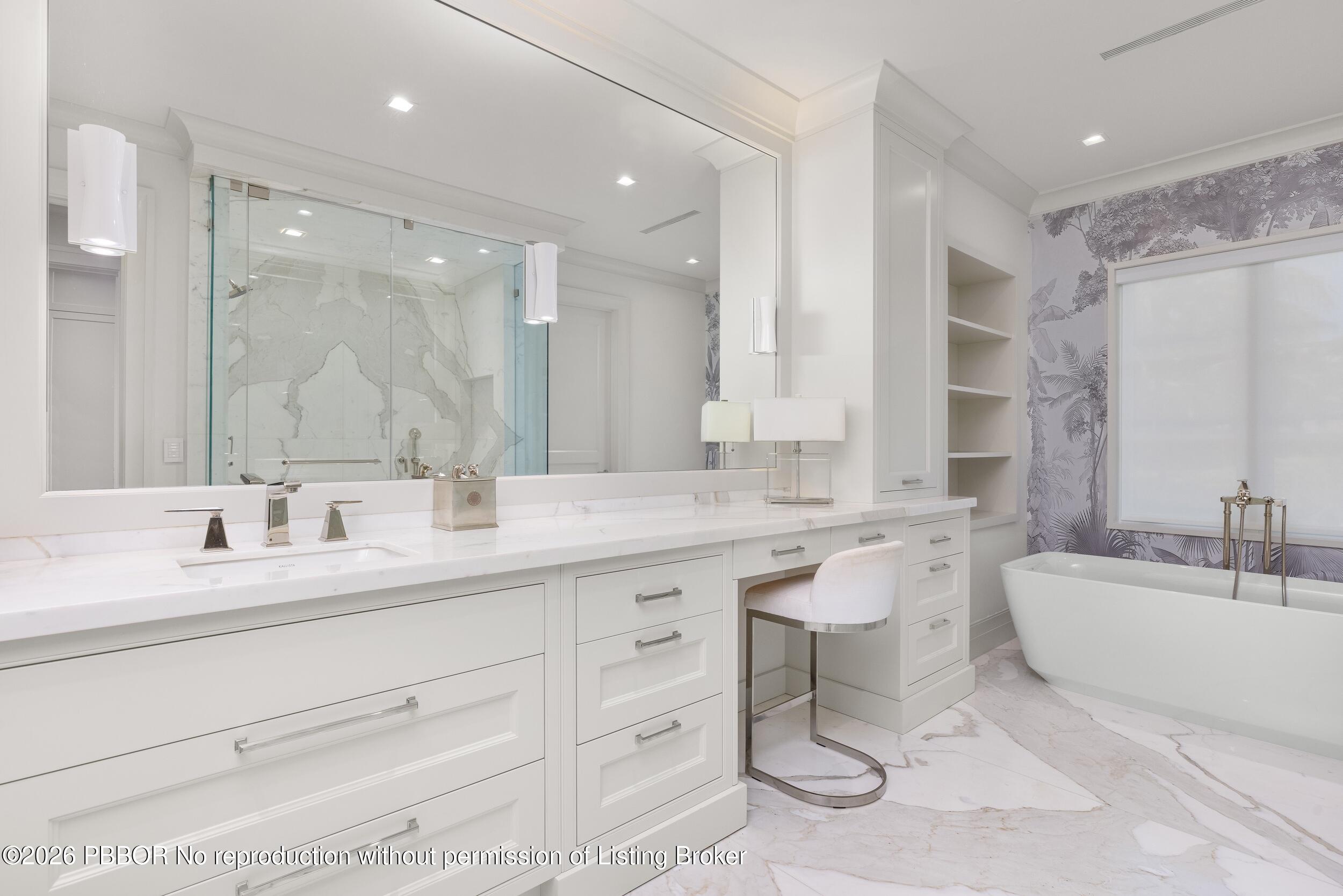 220 Jungle Road Palm Beach, FL 33480 - Photo 40 of 78 Primary Bath Hers