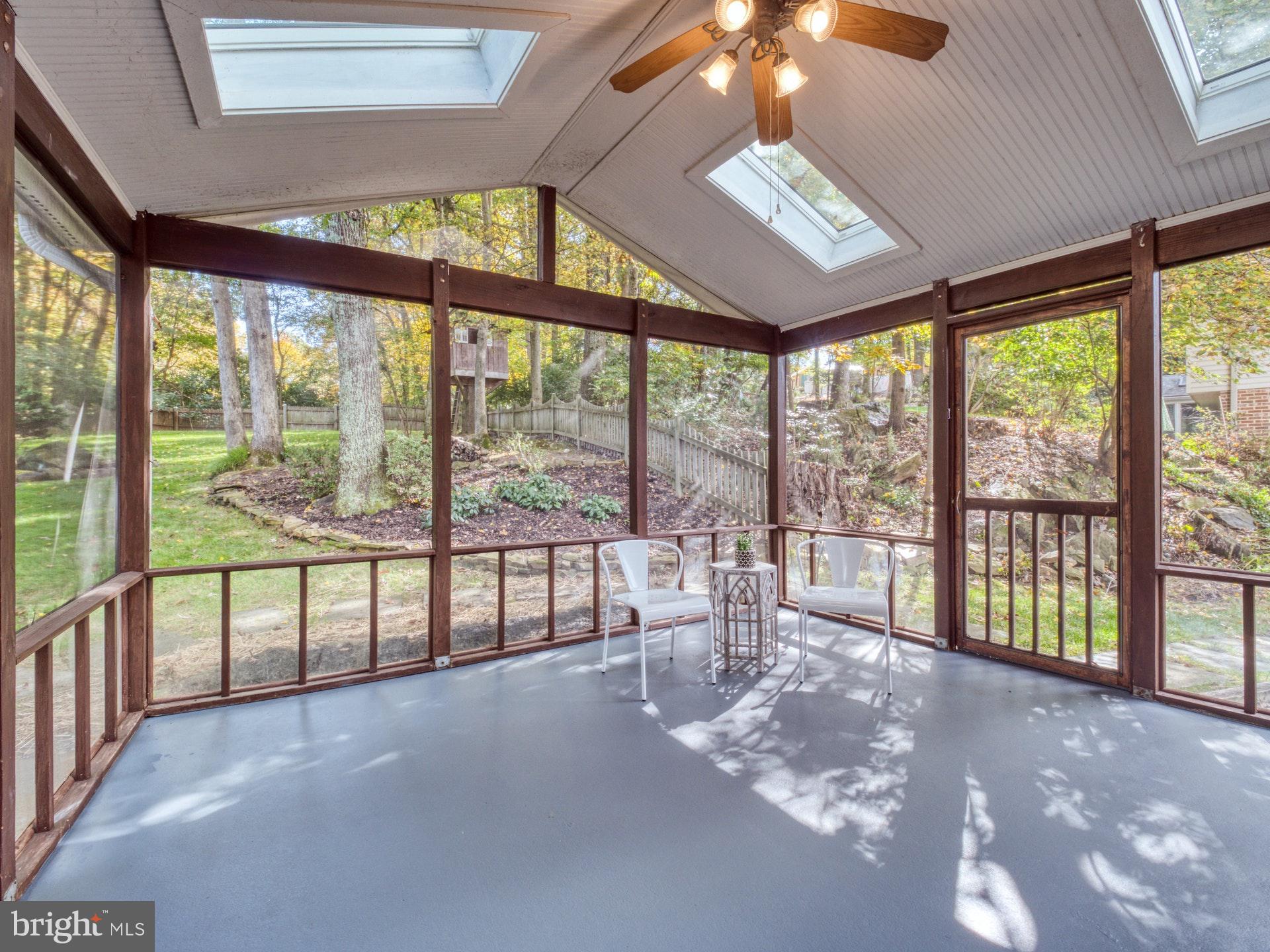 9705 Rhapsody Drive Vienna, VA 22181 - Photo 10 of 28 SCREENED IN PORCH W CEILING FAN