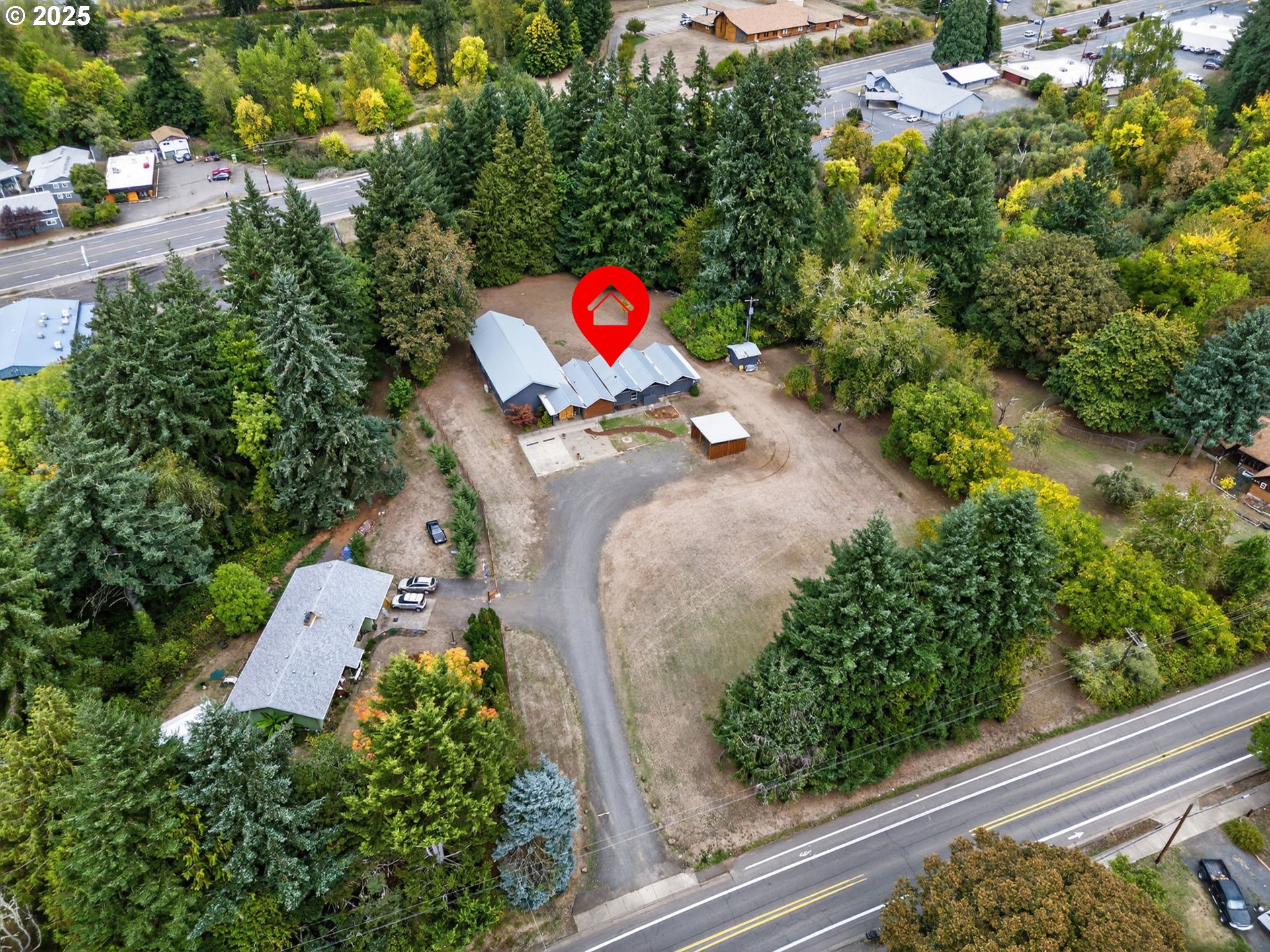 2590 Long Street Sweet Home, OR 97386 - Photo 11 of 48 an aerial view of a