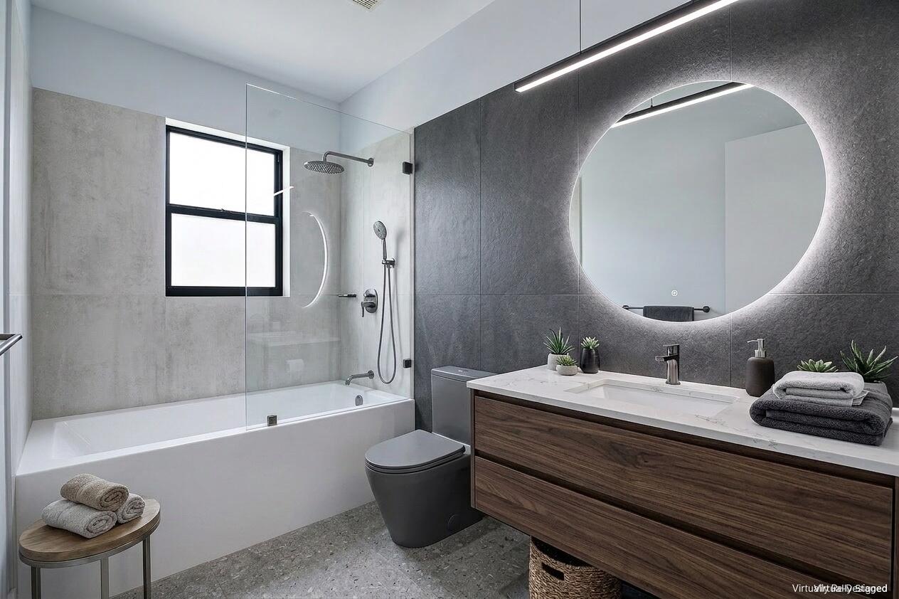 9401 Aegean Drive Boca Raton, FL 33496 - Photo 8 of 27 Upstairs Bathroom Reimagined