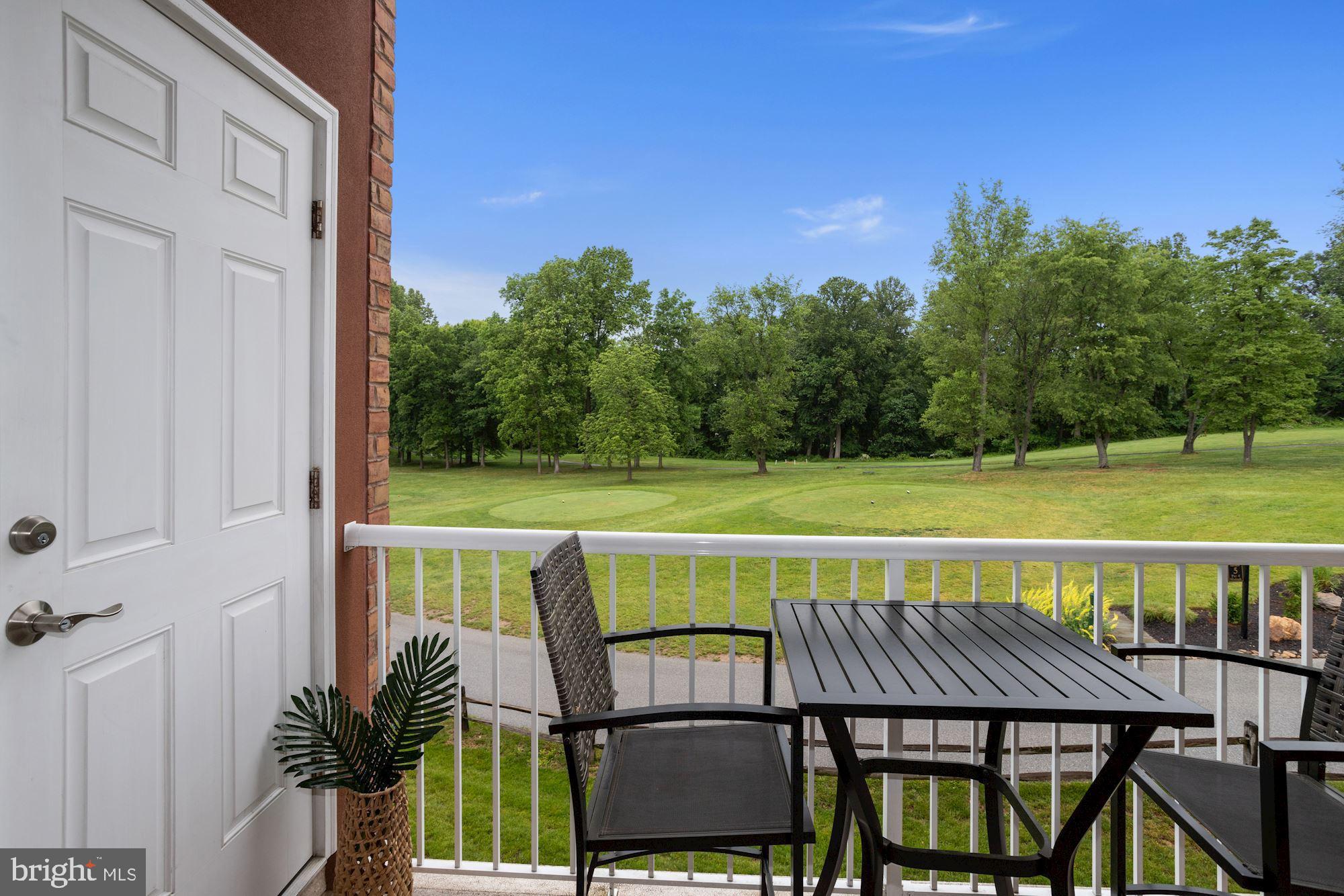 10530 Resort Road, Unit 207 Ellicott City, MD 21042 - Photo 34 of 46 Private Balcony with Fantastic Golf Course View!