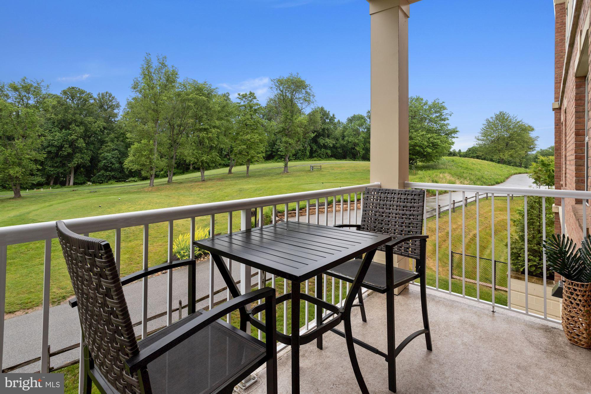 10530 Resort Road, Unit 207 Ellicott City, MD 21042 - Photo 35 of 46 Private Balcony with Fantastic Golf Course View!