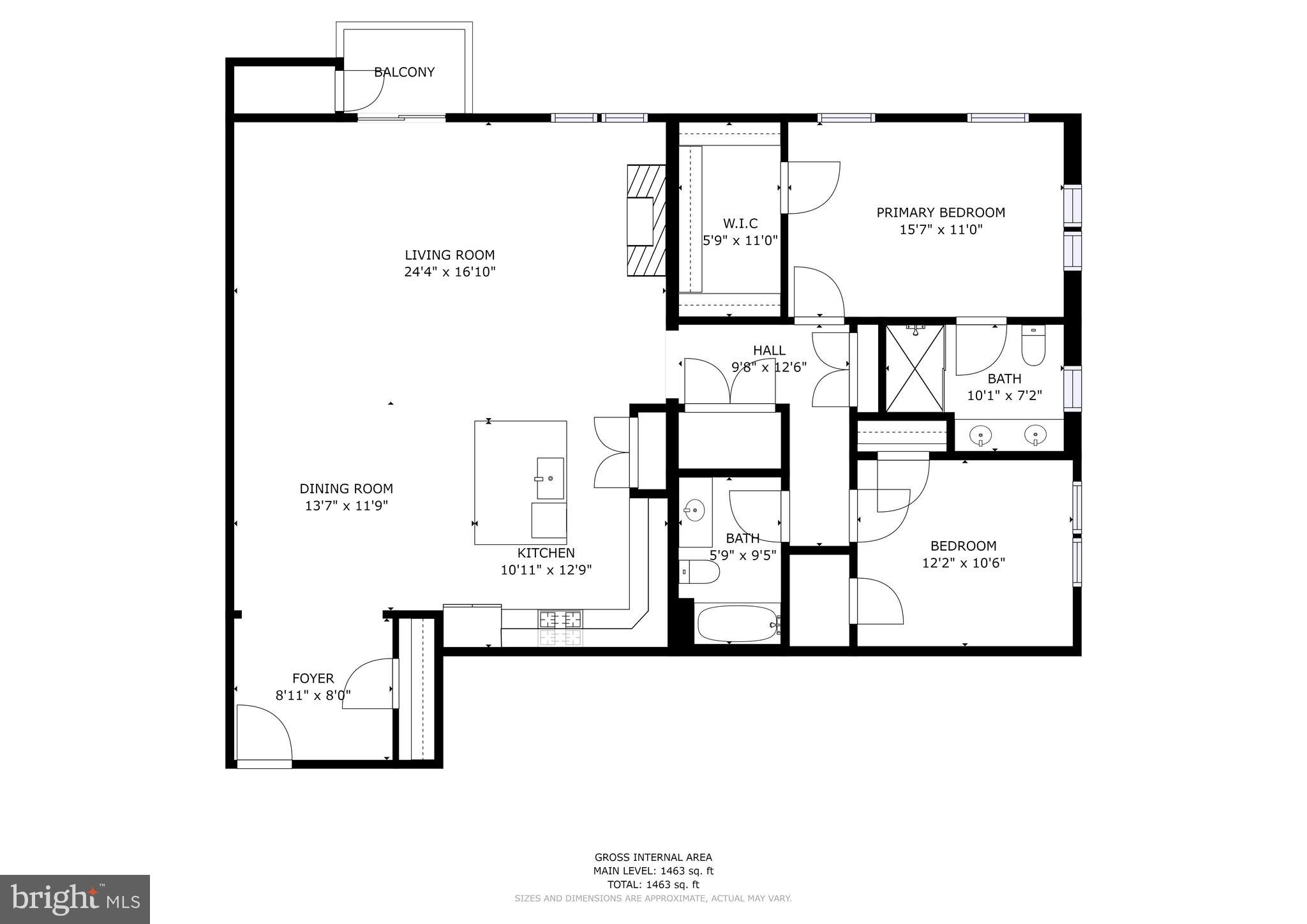 10530 Resort Road, Unit 207 Ellicott City, MD 21042 - Photo 46 of 46 Floor Plan