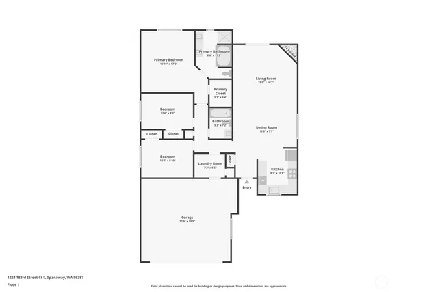 $475,000 | 1224 183rd St Court East, Spanaway, WA 98387