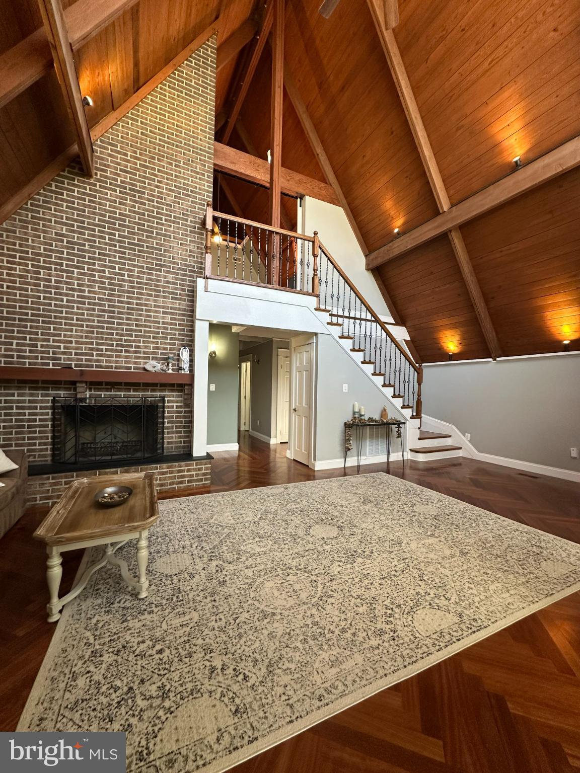 3351 Carroll Road Huntingtown, MD 20639 - Photo 9 of 20 Spacious living area with vaulted ceilings.