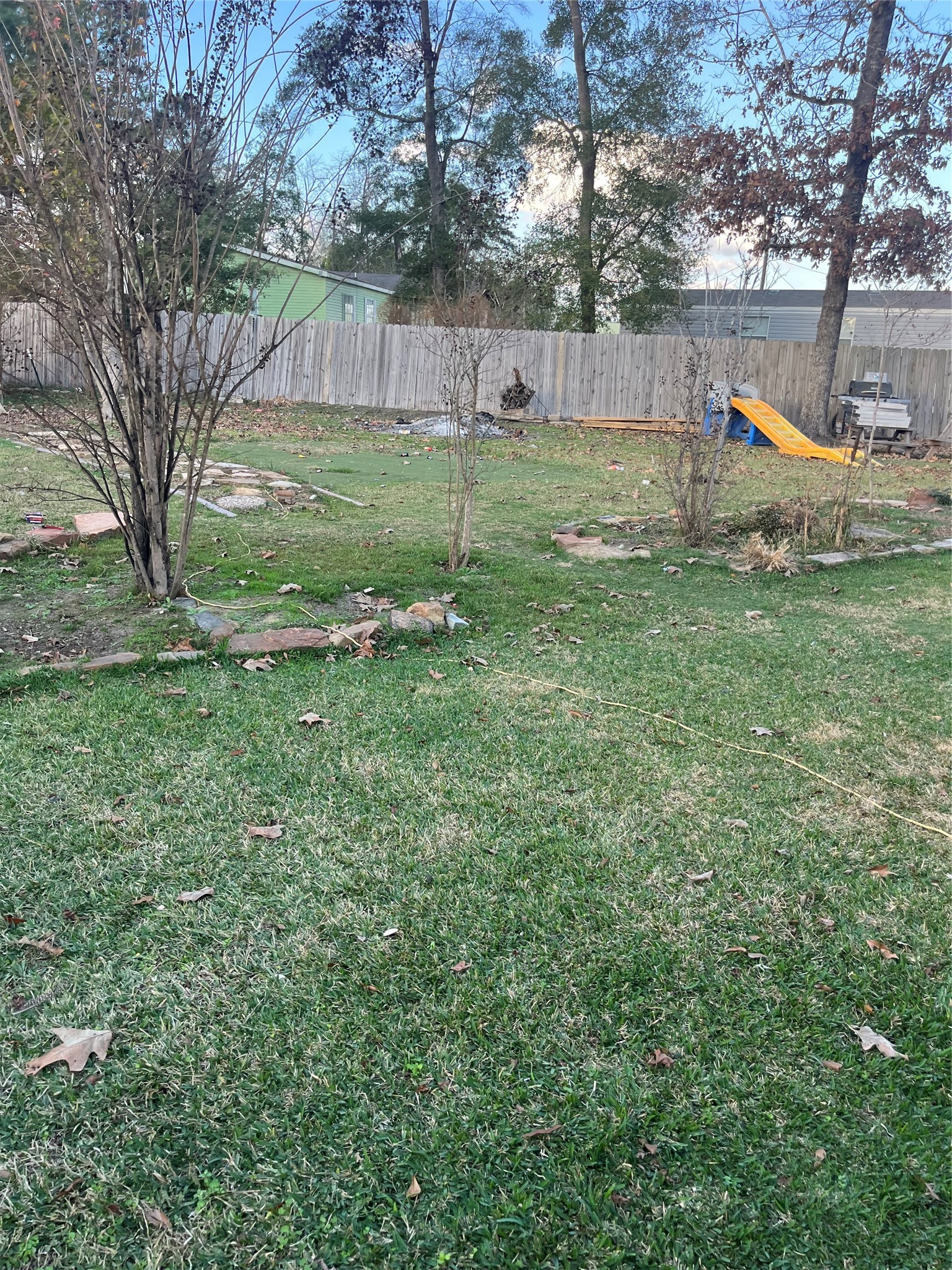 7967 Addison Belle Drive Conroe, TX 77306 - Photo 4 of 10 a view of a backyard with large tree