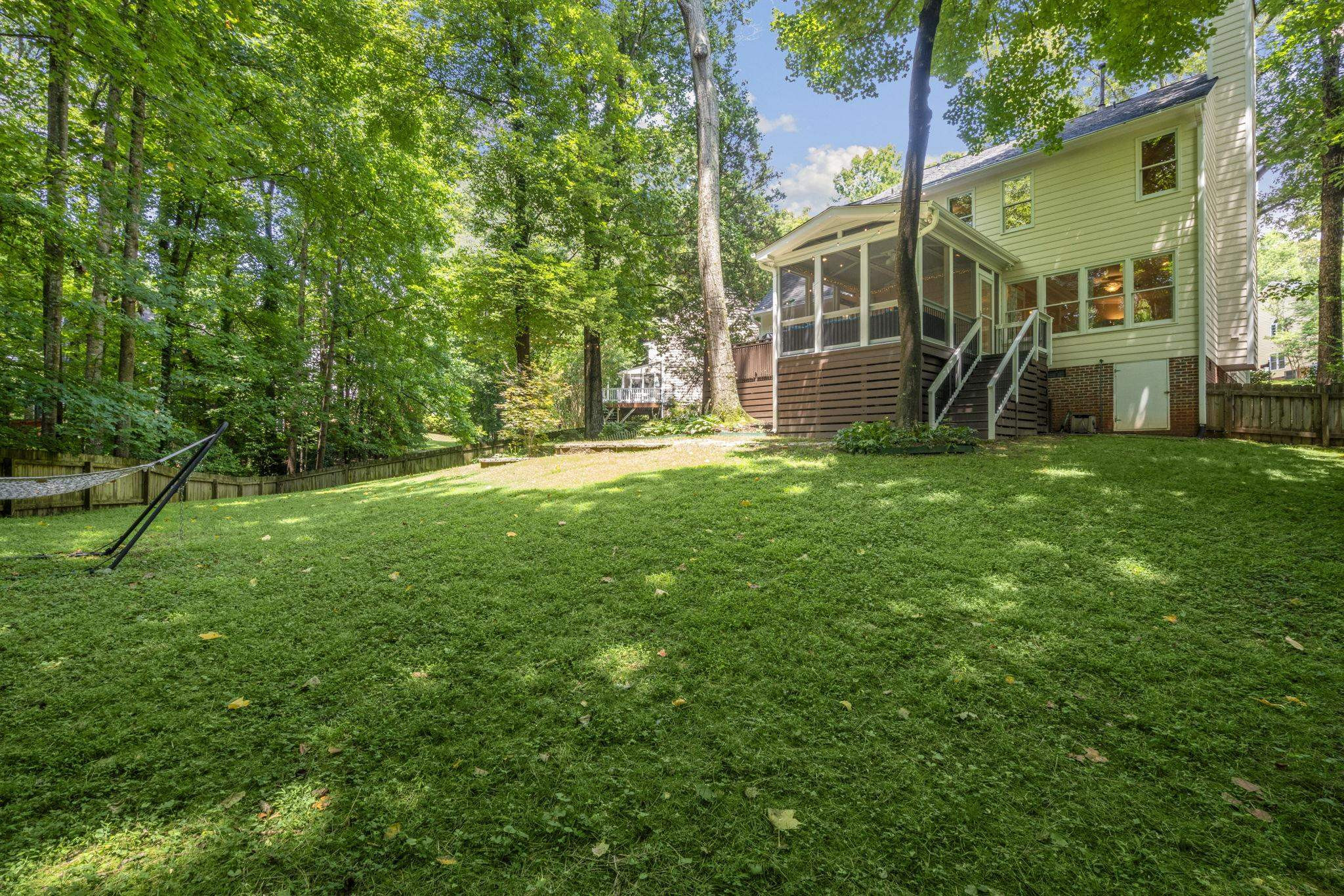 108 Rushingwater Drive Cary, NC 27513 - Photo 36 of 37 a view of a house with a big yard