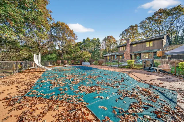a view of street with houses