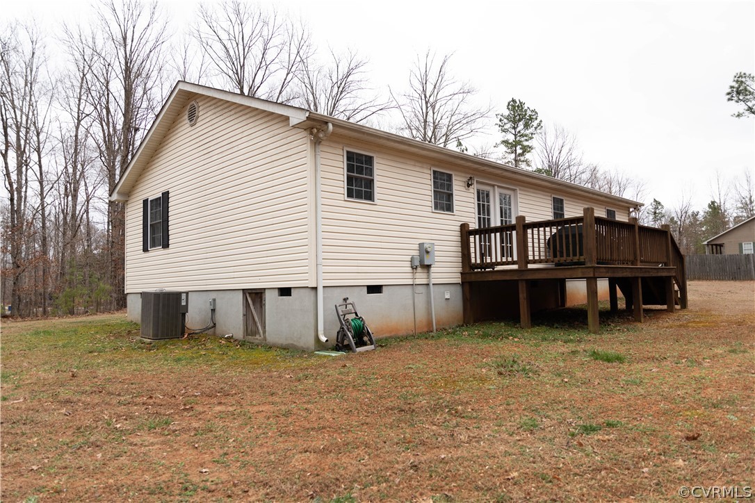 11528 Farmville Road Meherrin, VA 23954 - Photo 48 of 48 a view of a house with a yard
