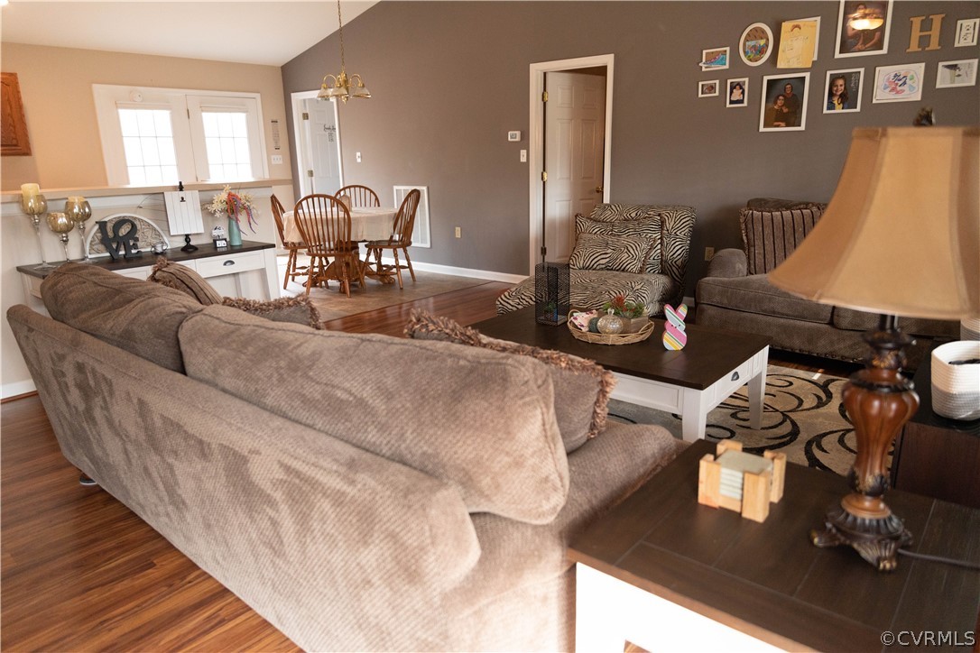 11528 Farmville Road Meherrin, VA 23954 - Photo 8 of 48 a living room with furniture and a window