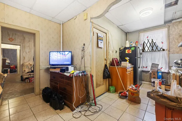 a room with storage and utility