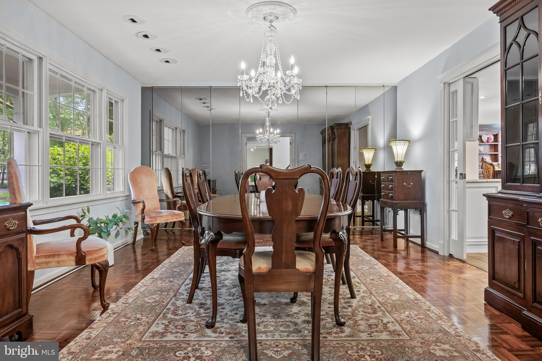 21 Robin Road Moorestown, NJ 08057 - Photo 11 of 82 a view of a dining room with furniture window and wooden floor