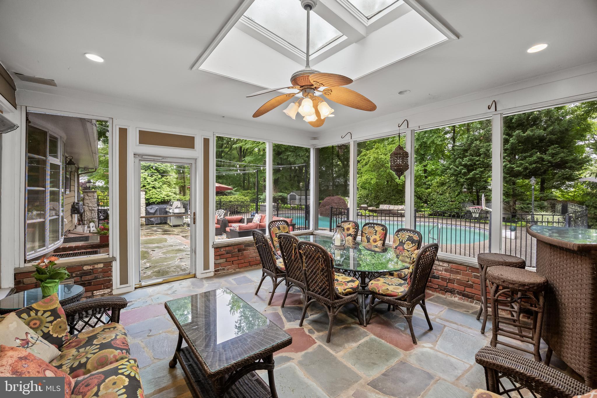 21 Robin Road Moorestown, NJ 08057 - Photo 31 of 82 a view of a dining room with furniture window and outside view