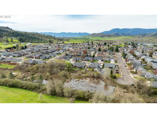 a view of city and mountain