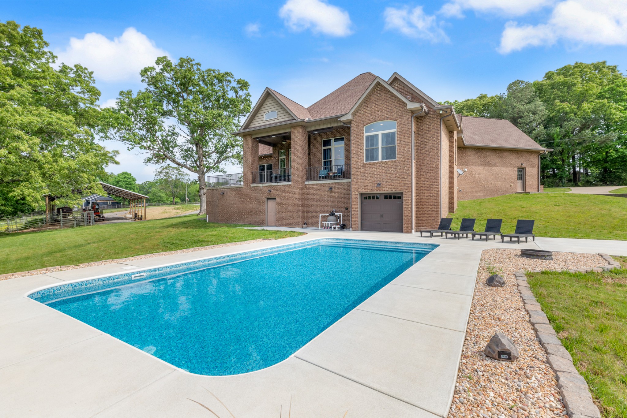 532 South Tidwell Road Bon Aqua, TN 37025 - Photo 11 of 100 a view of outdoor space yard and swimming pool