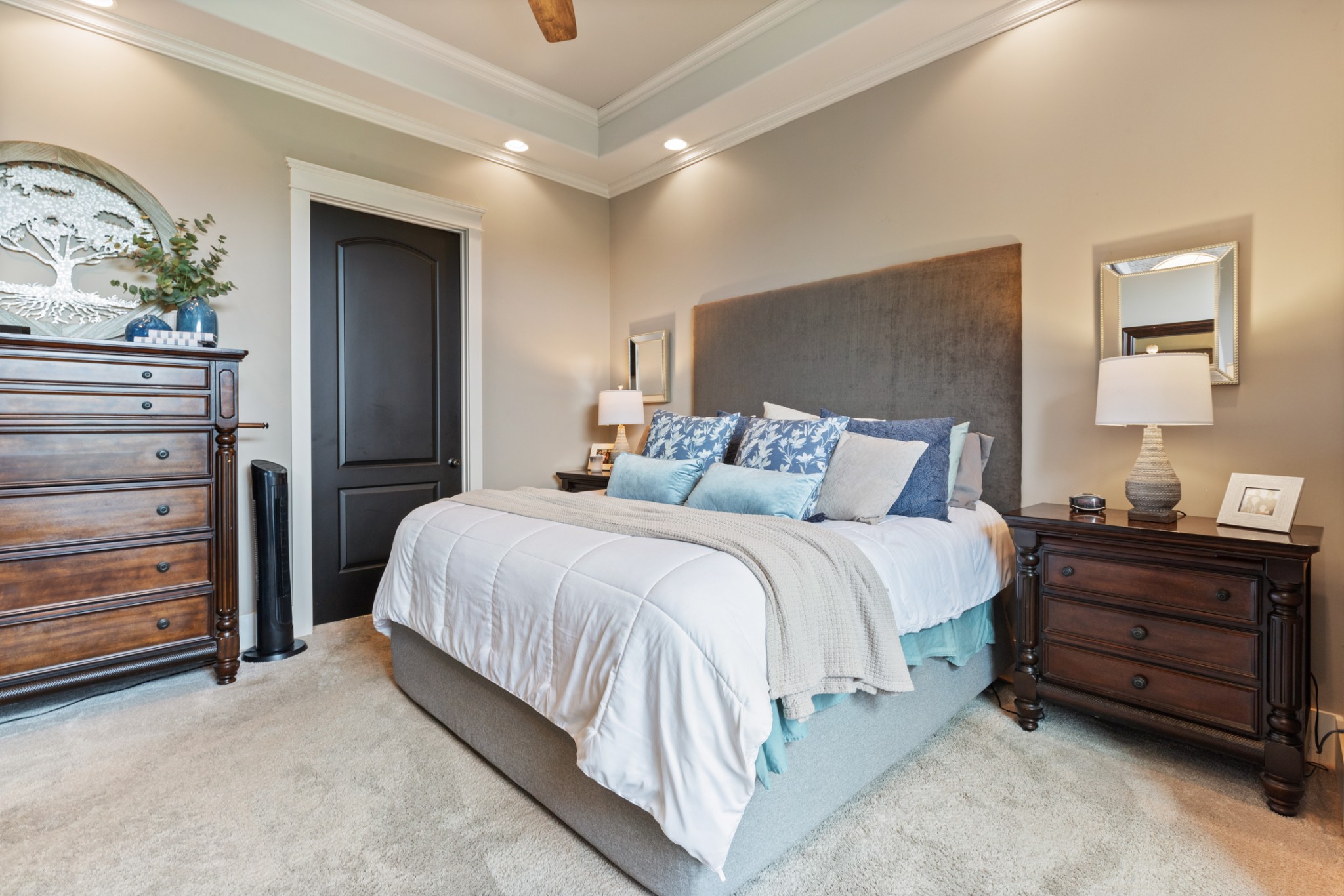 532 South Tidwell Road Bon Aqua, TN 37025 - Photo 41 of 100 a bedroom with a bed and a cabinets