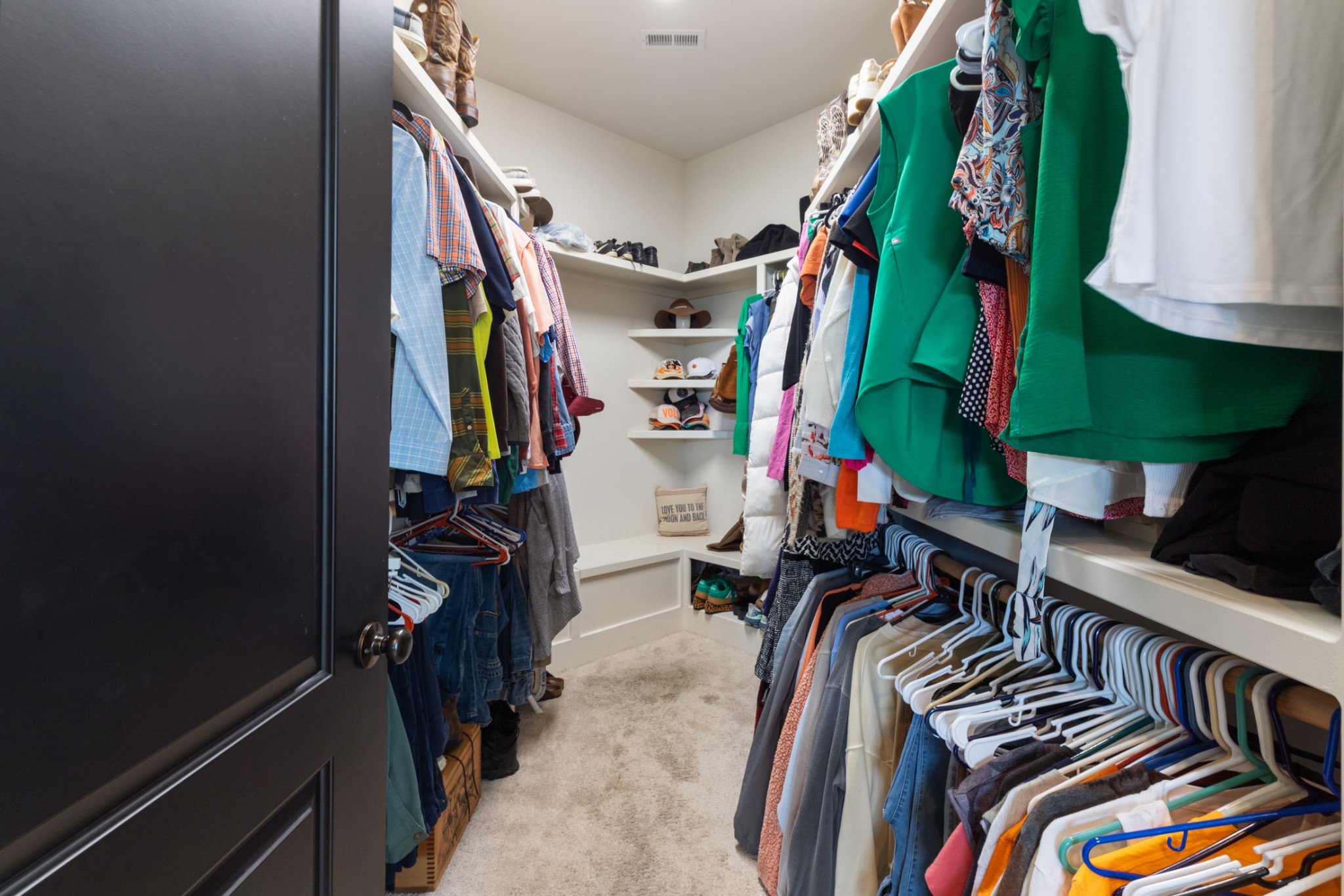 532 South Tidwell Road Bon Aqua, TN 37025 - Photo 48 of 100 a view of walk in closet with clothes and shoes
