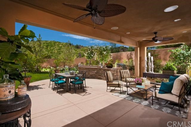 Gorgeous outdoor California Room, as shown in the model