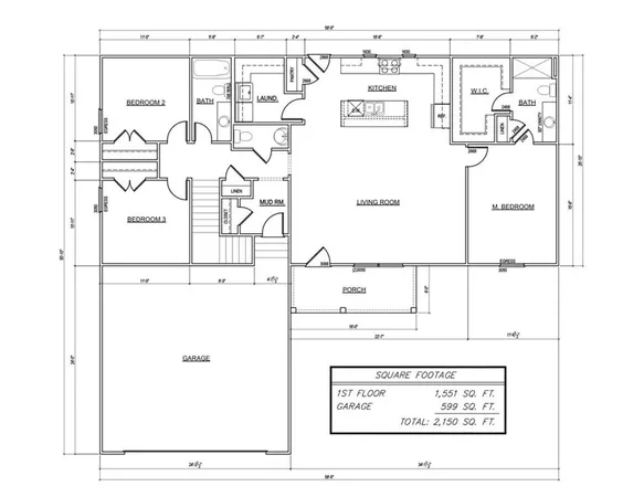 a picture of a room with a white wall and a clock