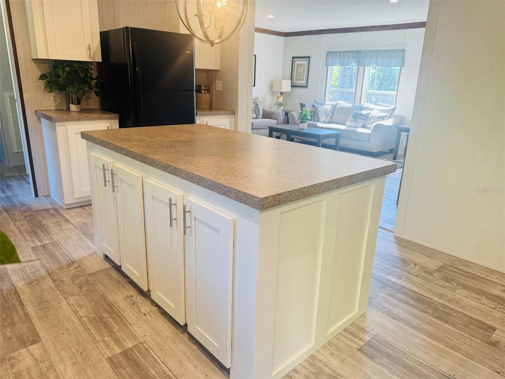843 Southwest Central Terrace Fort White, FL 32038 - Photo 12 of 30 a view of kitchen island wooden floor