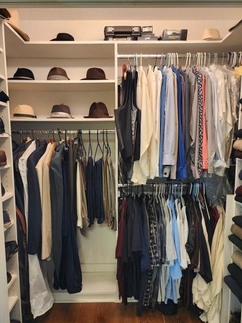 6511 Bayshore Road Palmetto, FL 34221 - Photo 36 of 53 a close up view of walk in closet