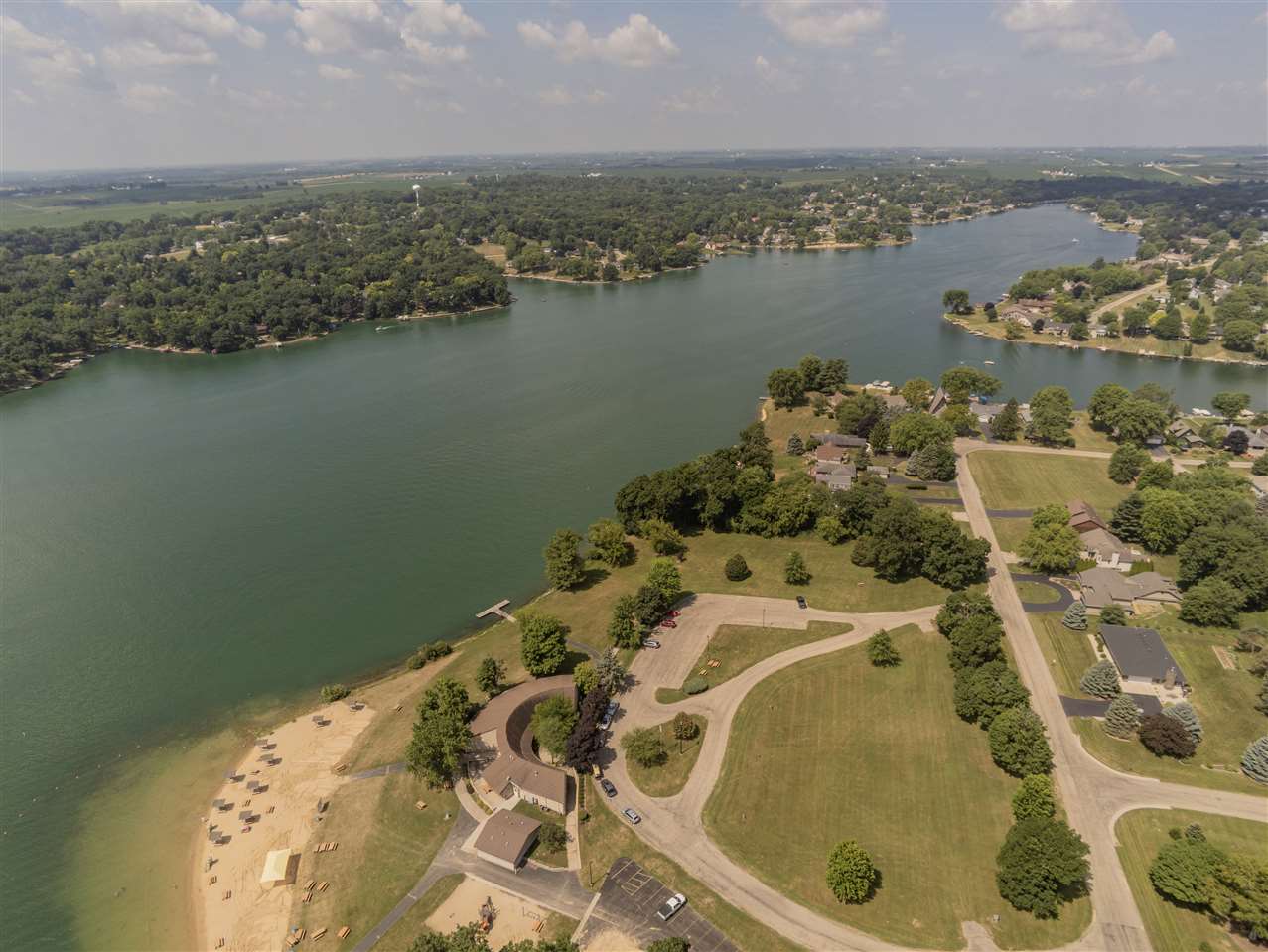 1947 Baintree Road Lake Summerset, IL 61019 - Photo 50 of 53 an aerial view of a house with a lake view