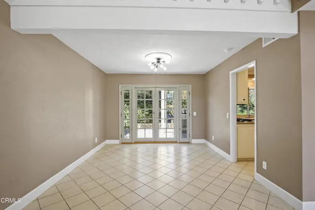 a view of an empty room with window