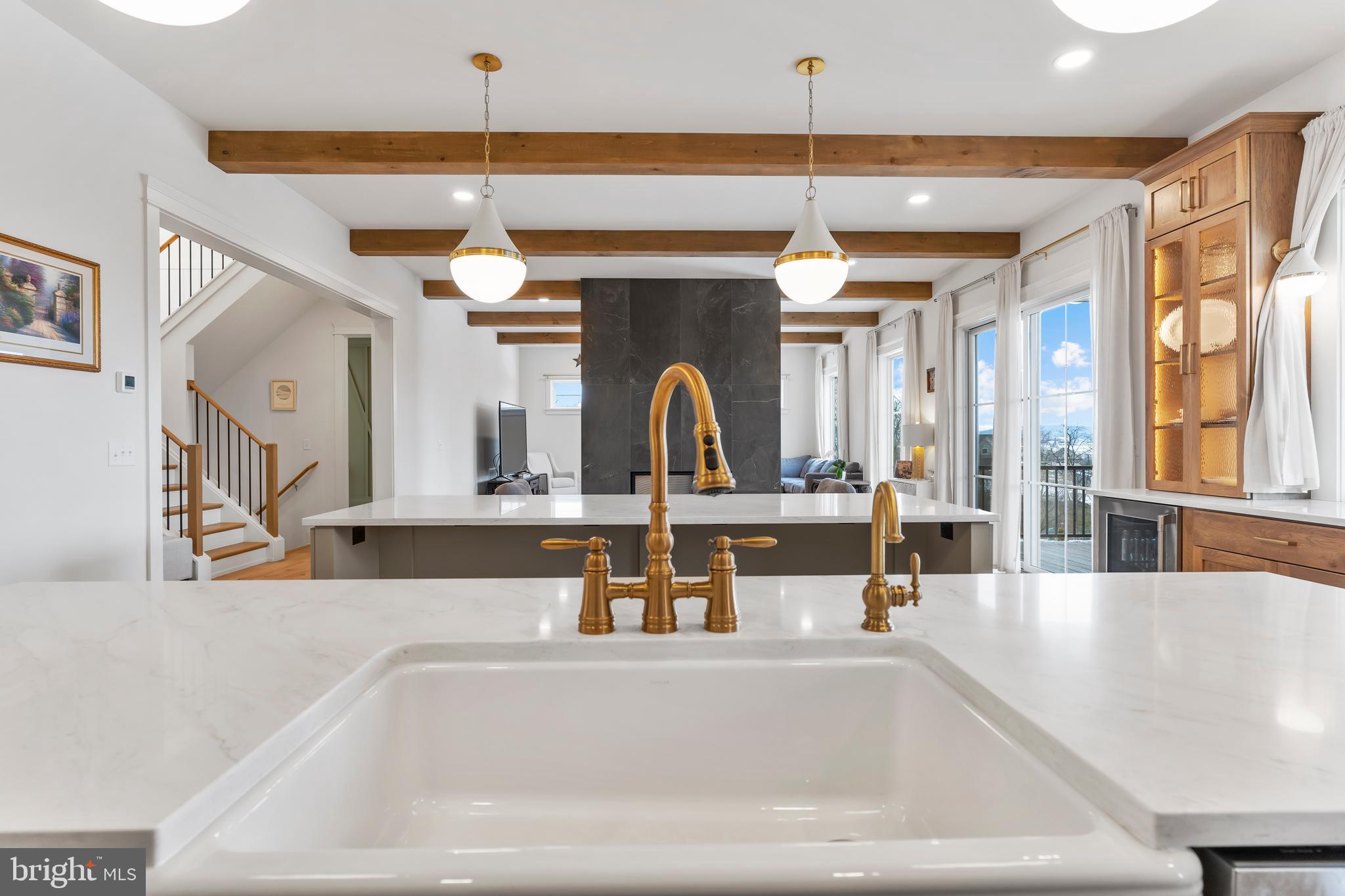 1 Strawberry Lane Lititz, PA 17543 - Photo 39 of 80 a kitchen with a refrigerator a sink and a window