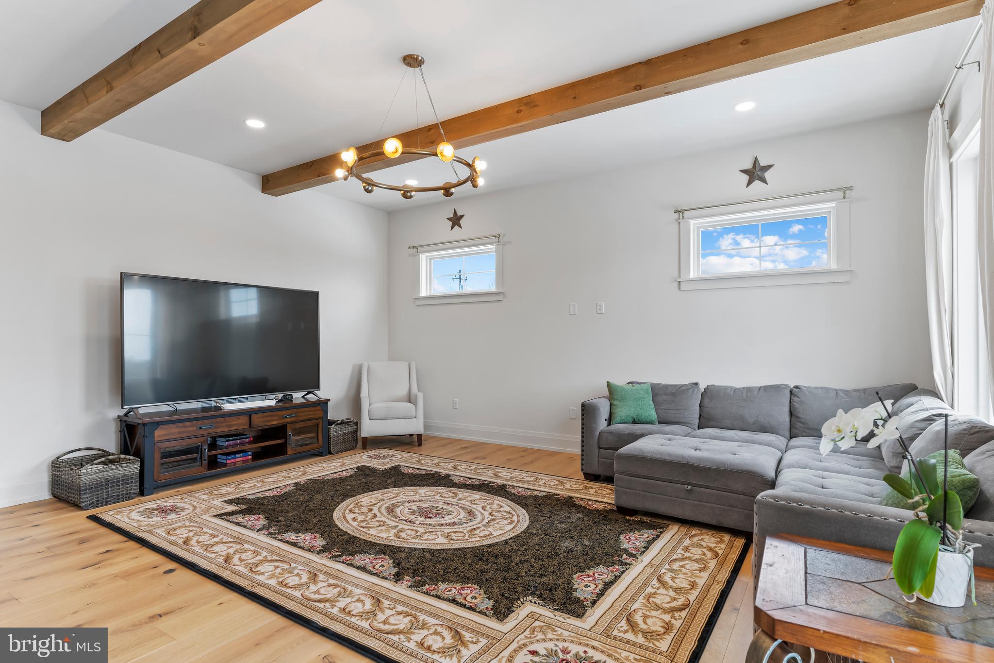1 Strawberry Lane Lititz, PA 17543 - Photo 44 of 80 a living room with furniture and a flat screen tv