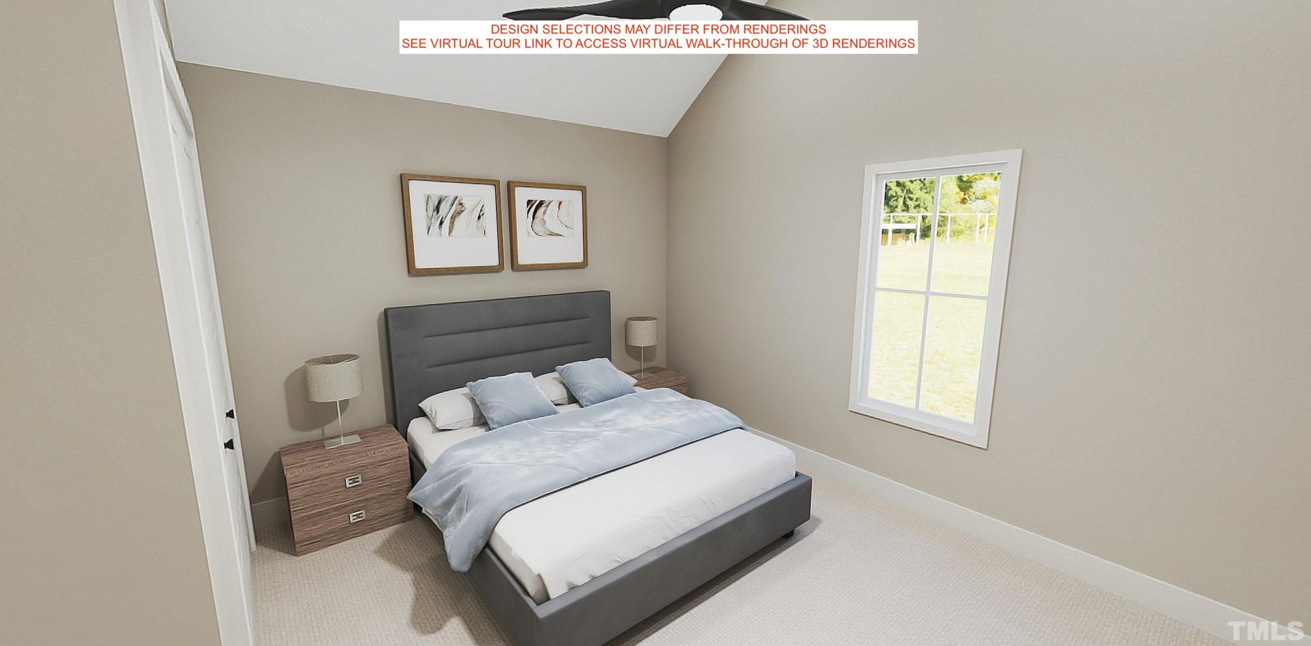 4013 Fencrest Court Raleigh, NC 27613 - Photo 32 of 38 a bedroom with a bed and a window