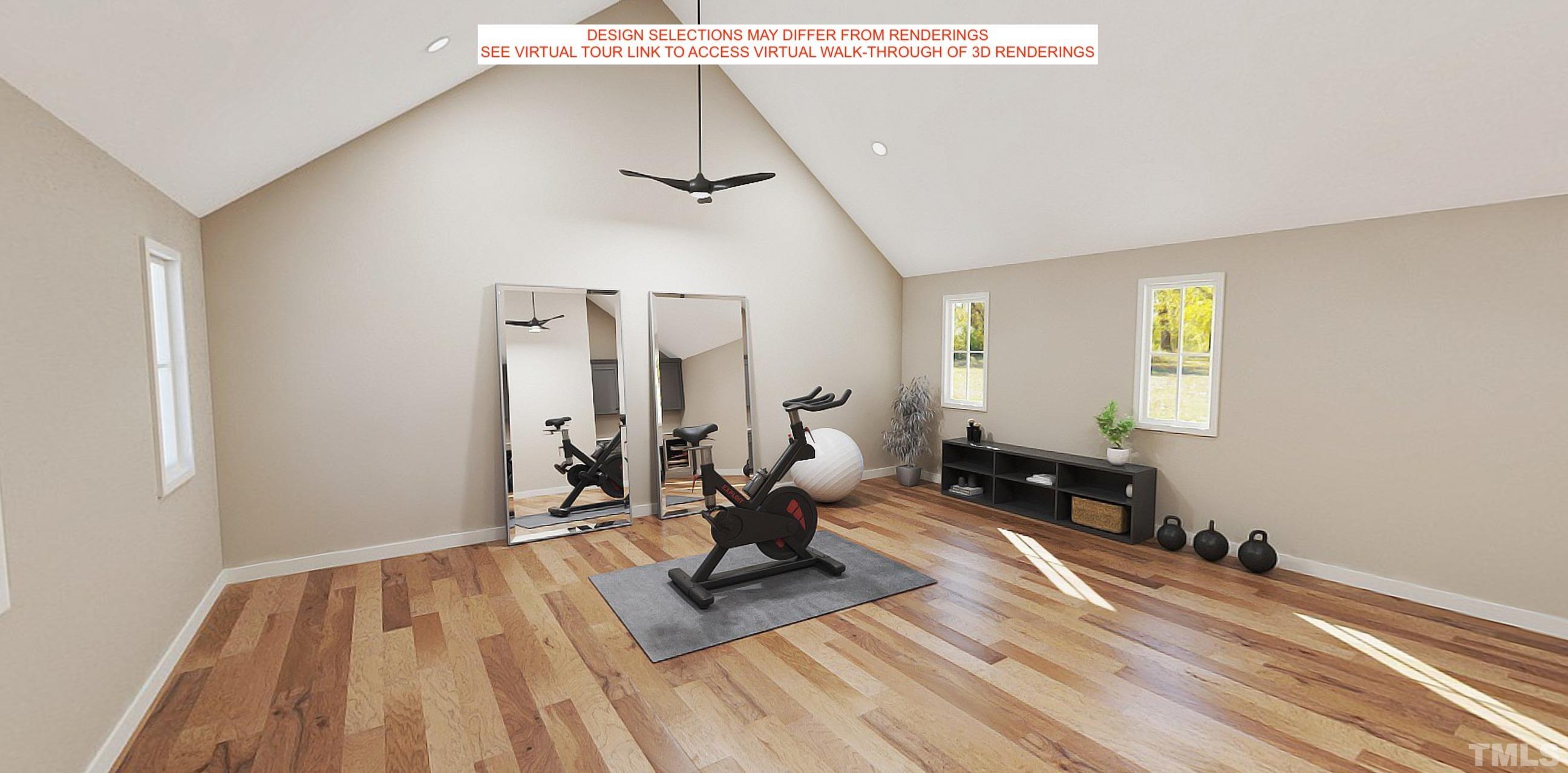 4013 Fencrest Court Raleigh, NC 27613 - Photo 35 of 38 a view of a room with gym equipment