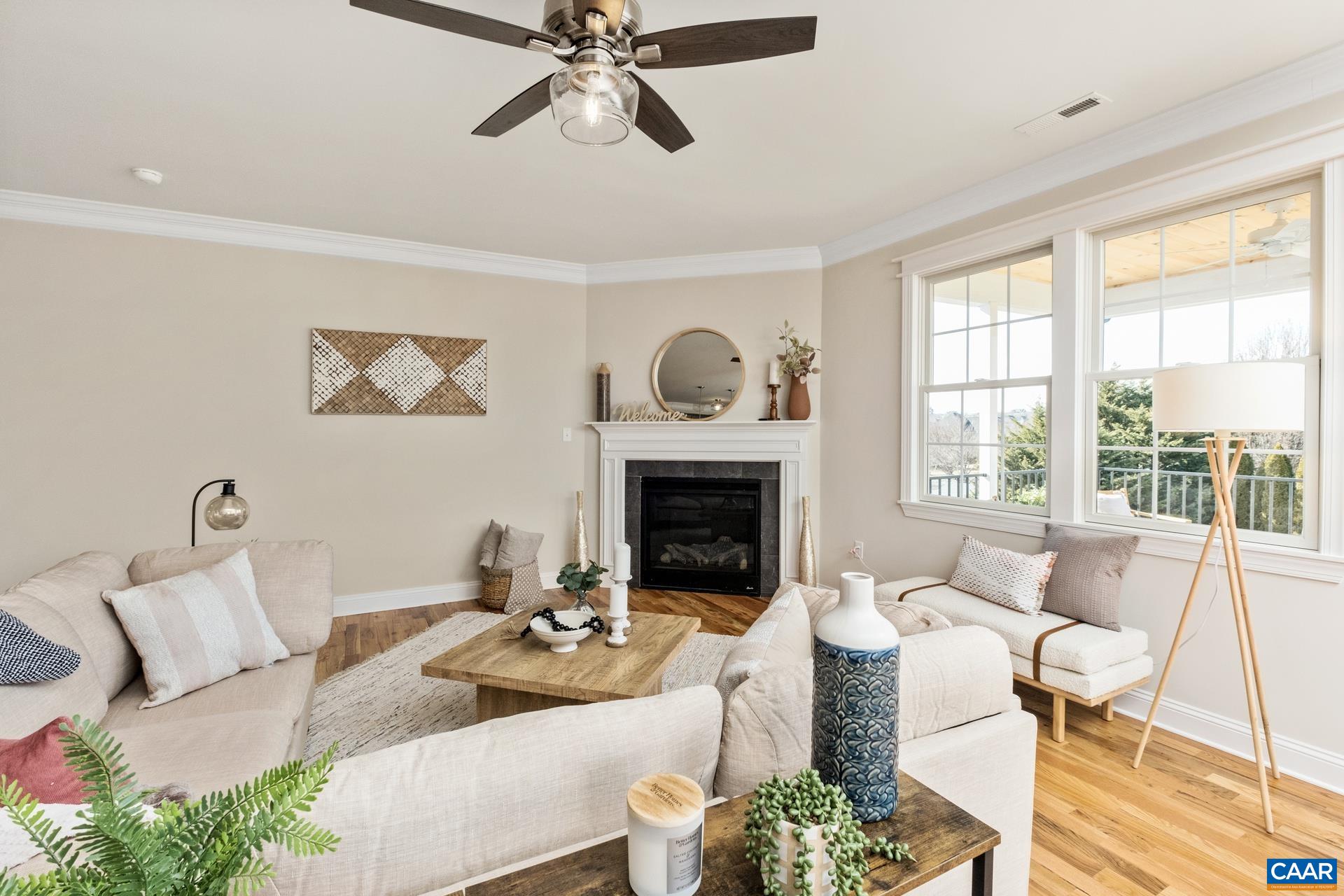 2524 Belvue Road Waynesboro, VA 22980 - Photo 10 of 51 Living room overlooking the covered porch. This picture is from a similar property that has already been built.