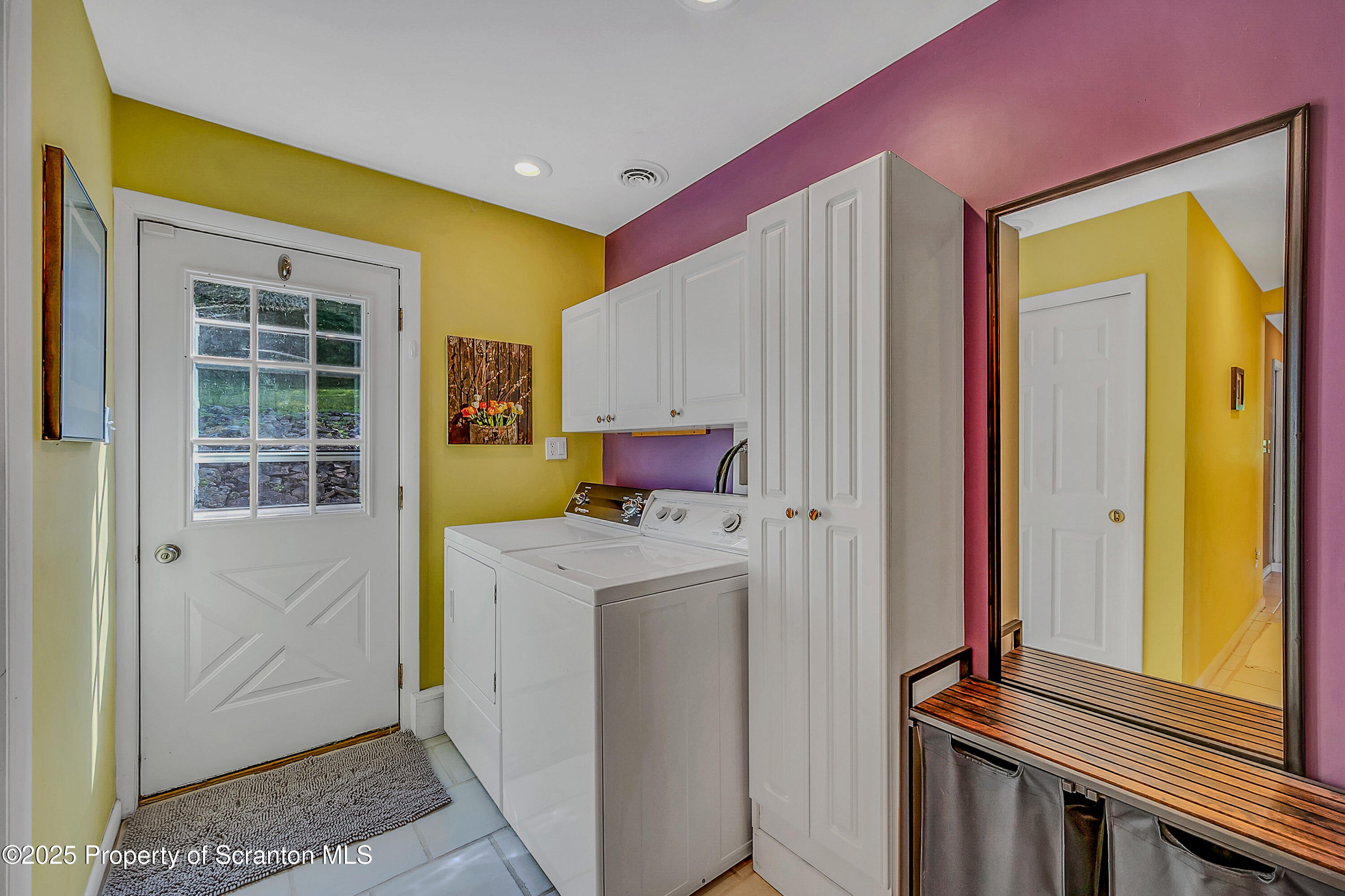 831 Montdale Road Scott Township, PA 18447 - Photo 22 of 46 a view of hallway with washer and dryer