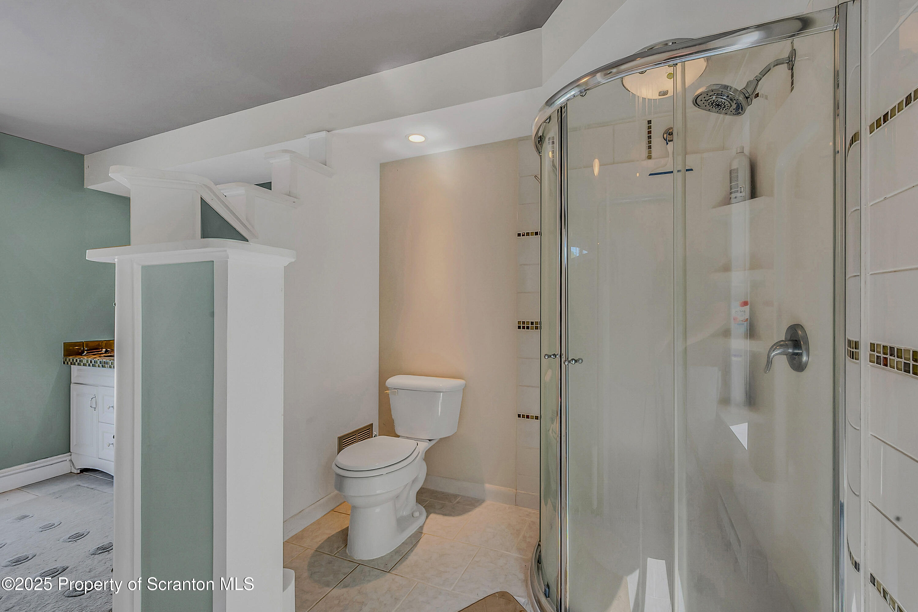 831 Montdale Road Scott Township, PA 18447 - Photo 33 of 46 a bathroom with a toilet and a shower