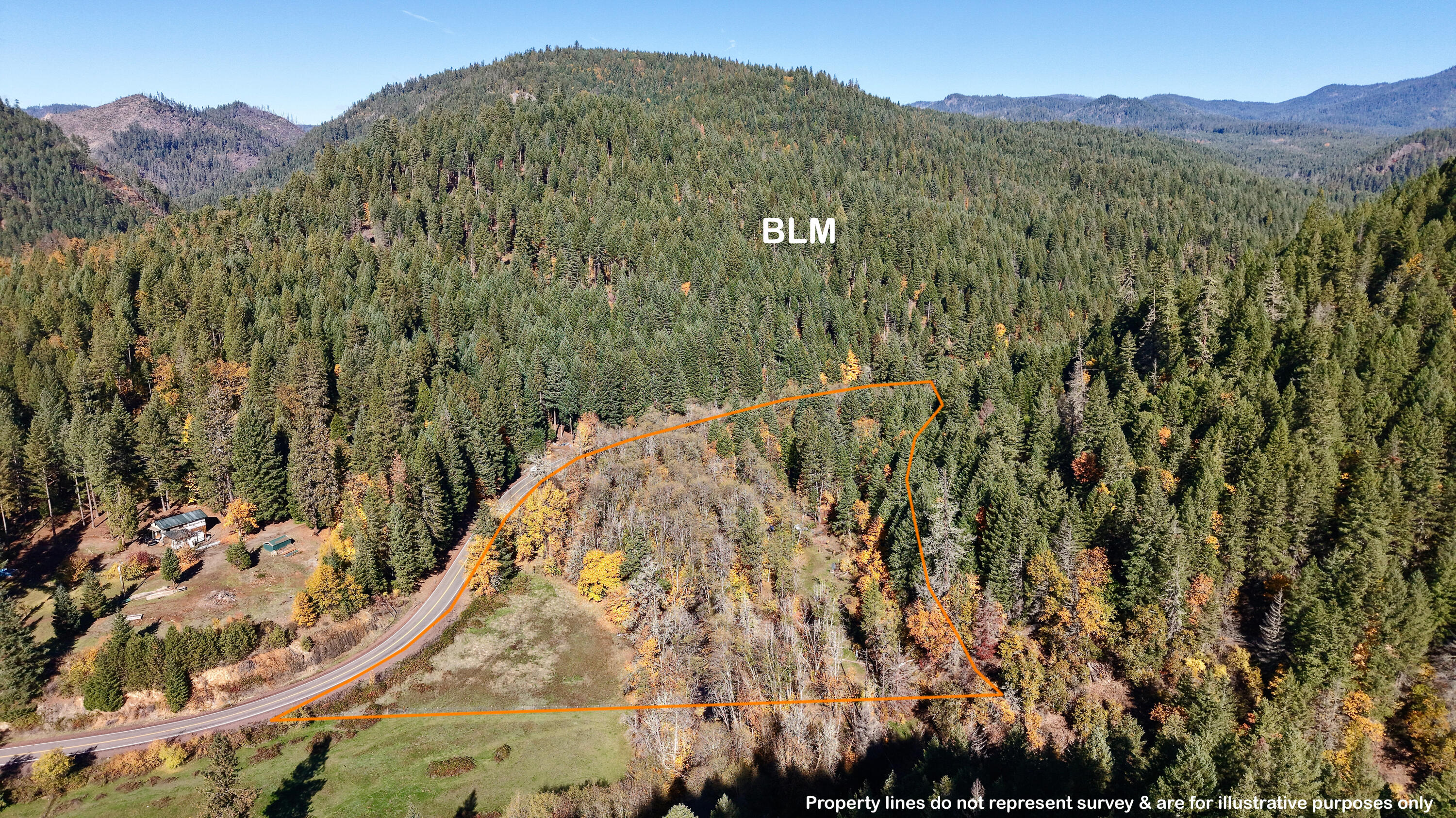 52 Dodes Creek Road Trail, OR 97541 - Photo 88 of 110 Property Line with BLM
