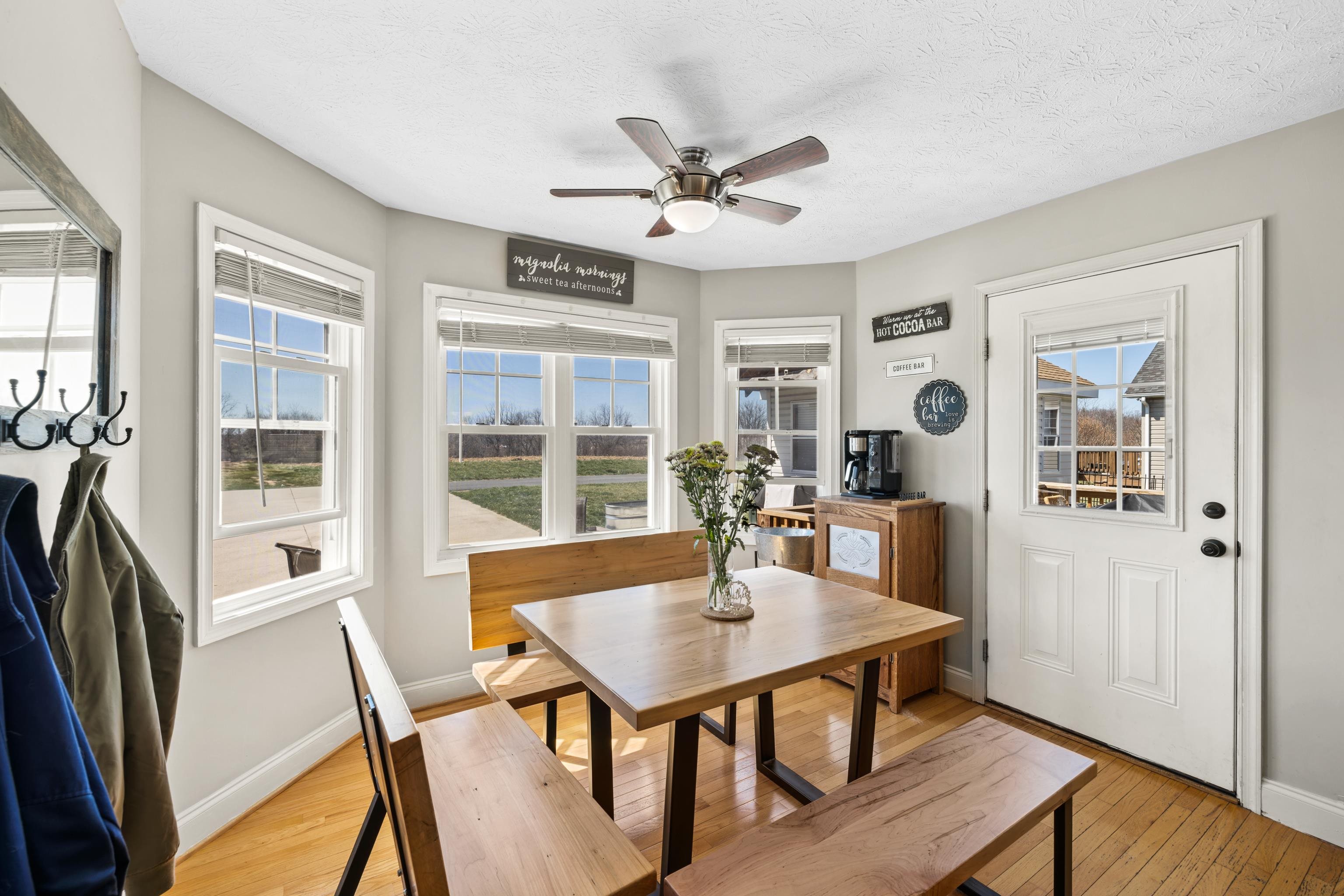 105 Stone Drive Stuarts Draft, VA 24477 - Photo 25 of 62 a view of a dining room with furniture window and wooden floor