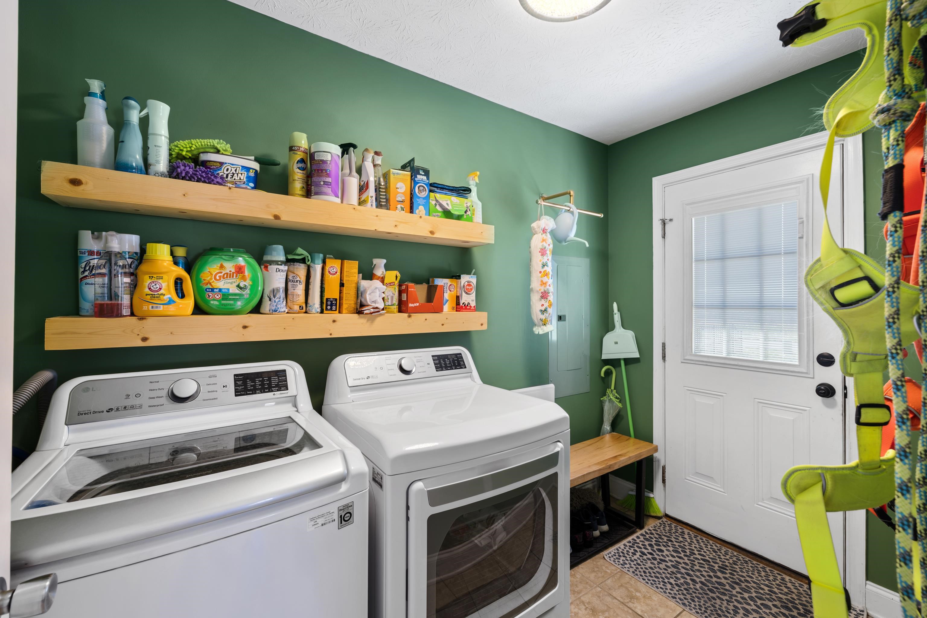 105 Stone Drive Stuarts Draft, VA 24477 - Photo 27 of 62 a utility room with dryer and washer