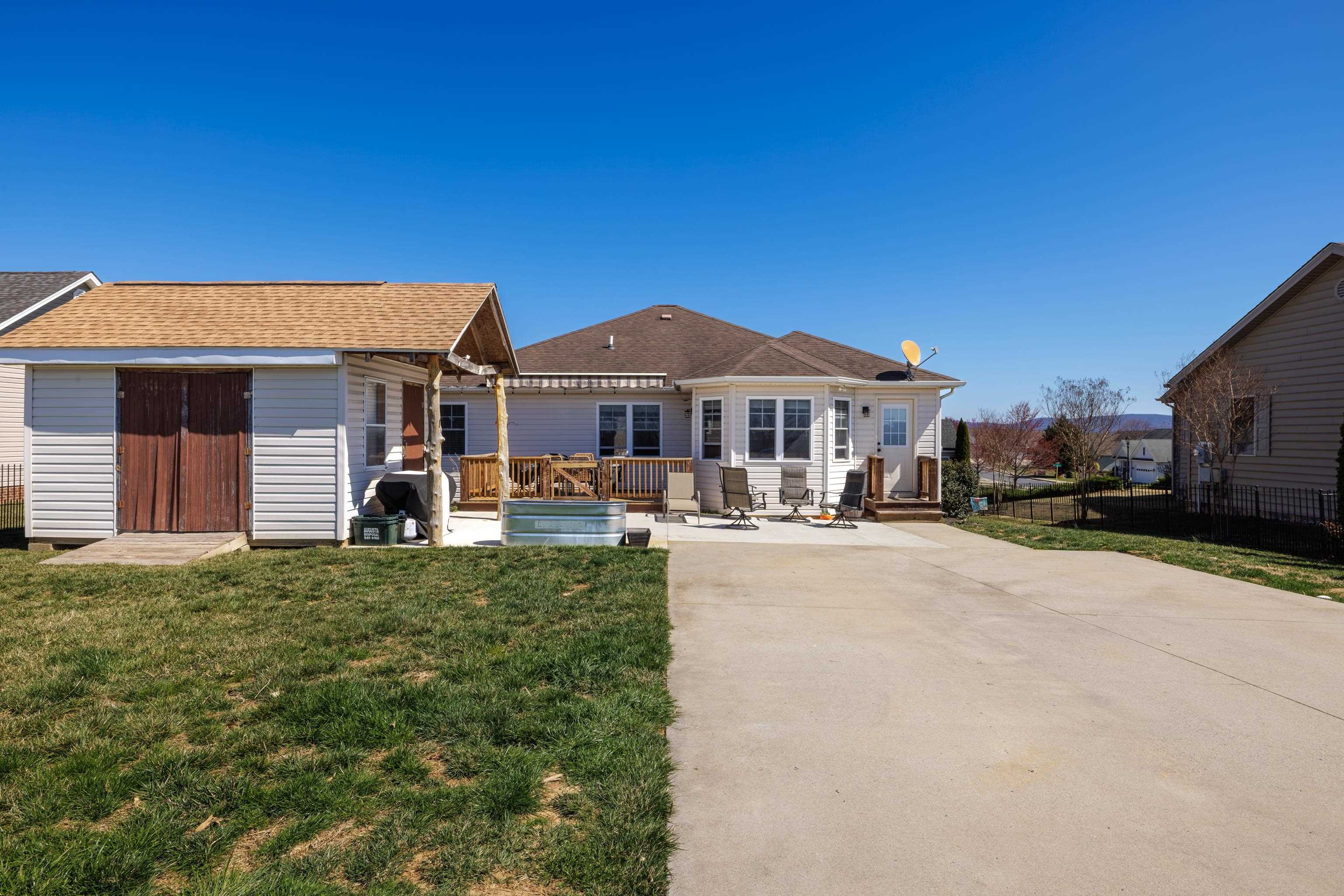 105 Stone Drive Stuarts Draft, VA 24477 - Photo 47 of 62 a front view of a house with a yard