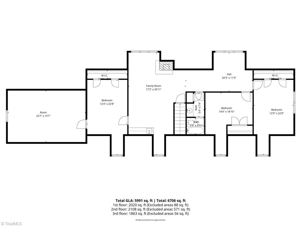 1747 Scalesville Road Summerfield, NC 27358 - Photo 40 of 49 Second floor