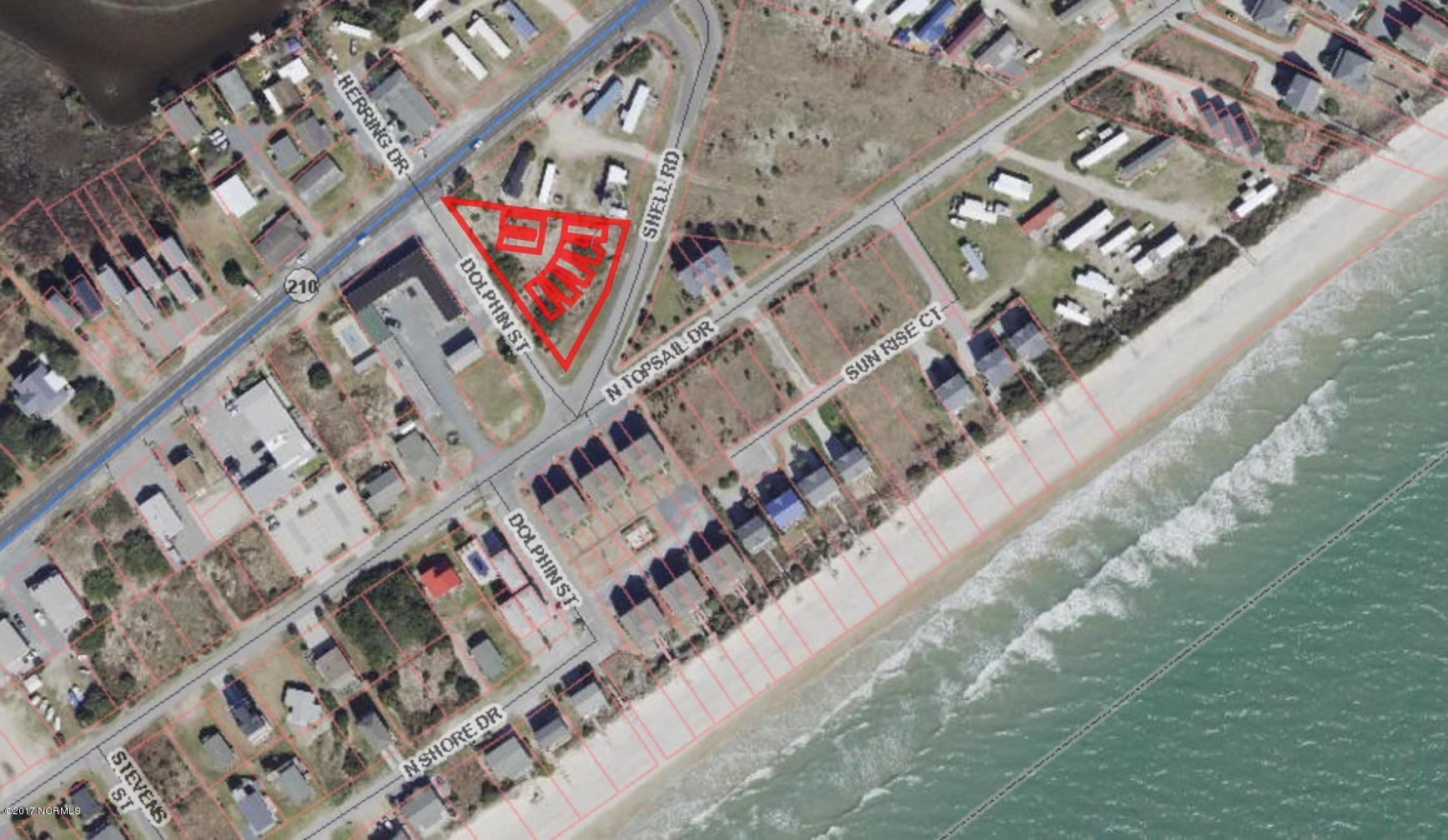 201 Dolphin & Shell Road, Unit C Surf City, NC 28445 - Photo 24 of 24 Coral Corner GIS