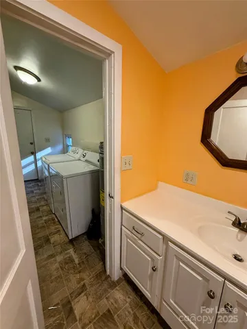 a room with storage and utility