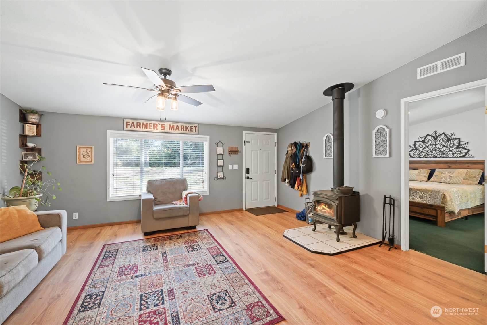 4982 Happy Valley Road Sequim, WA 98382 - Photo 3 of 40 a view of a livingroom with furniture and a couch