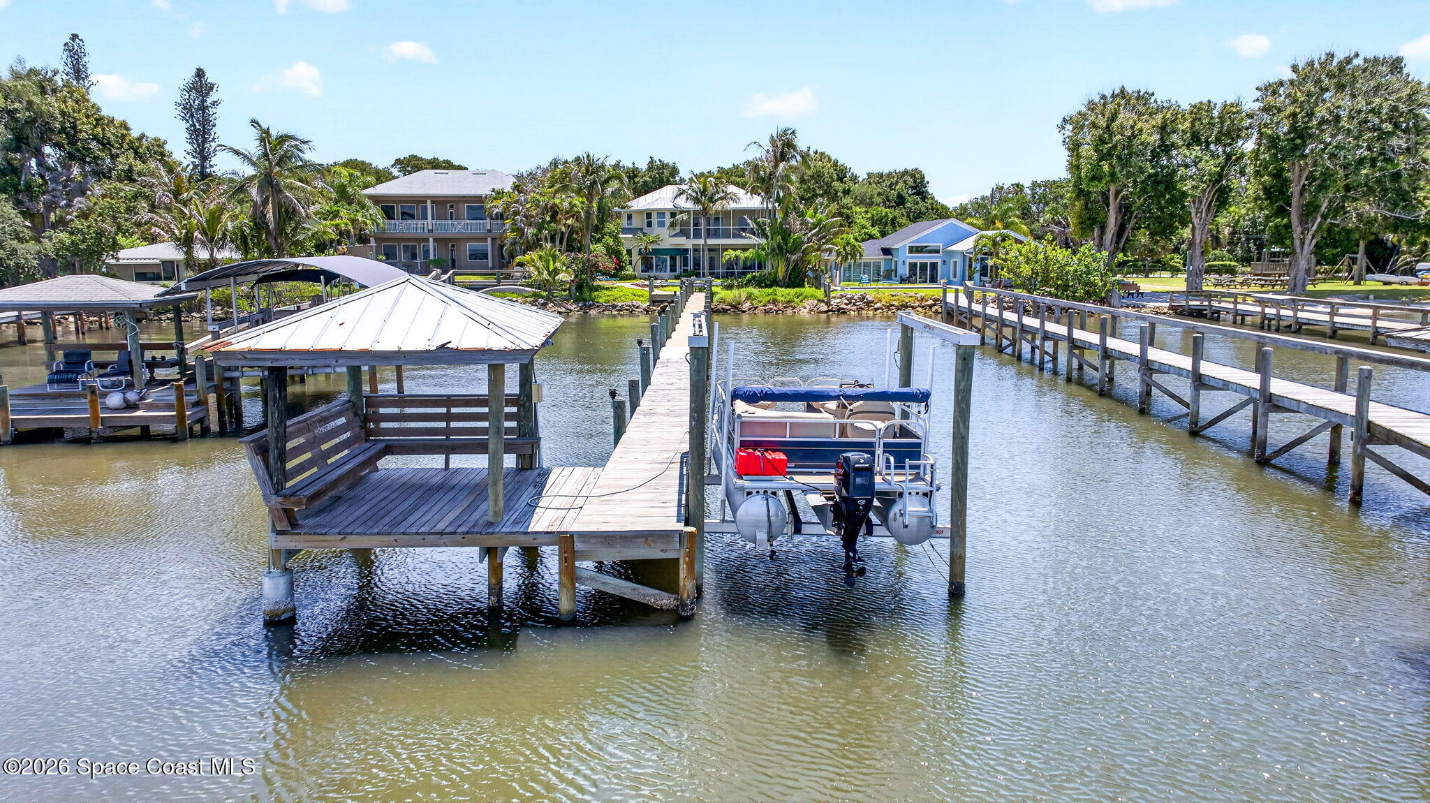 5930 Riverside Drive Melbourne Beach, FL 32951 - Photo 4 of 65 Private Boat Dock w Lift