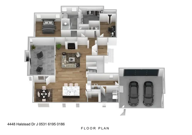 a picture of a floor plan