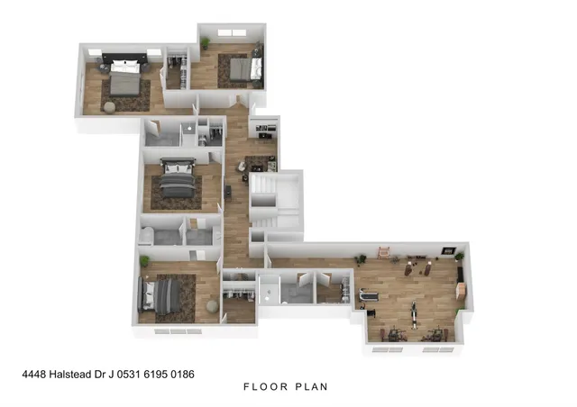 a picture of a floor plan
