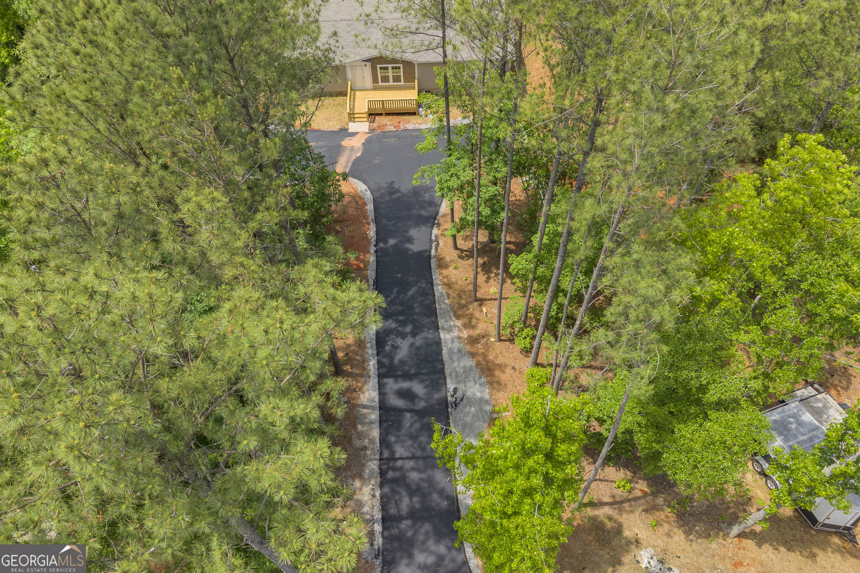 3442 Highway 29 Street South Colbert, GA 30628 - Photo 9 of 39 a aerial view of a house with a yard