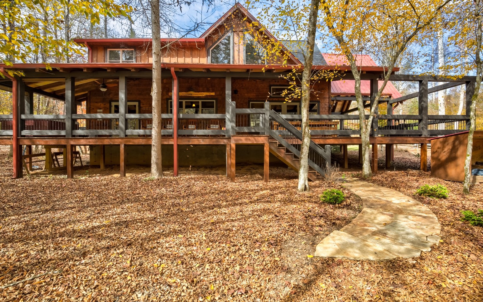 15 Kiki's River Road Blue Ridge, GA 30513 - Photo 2 of 32 a view of a house with a yard
