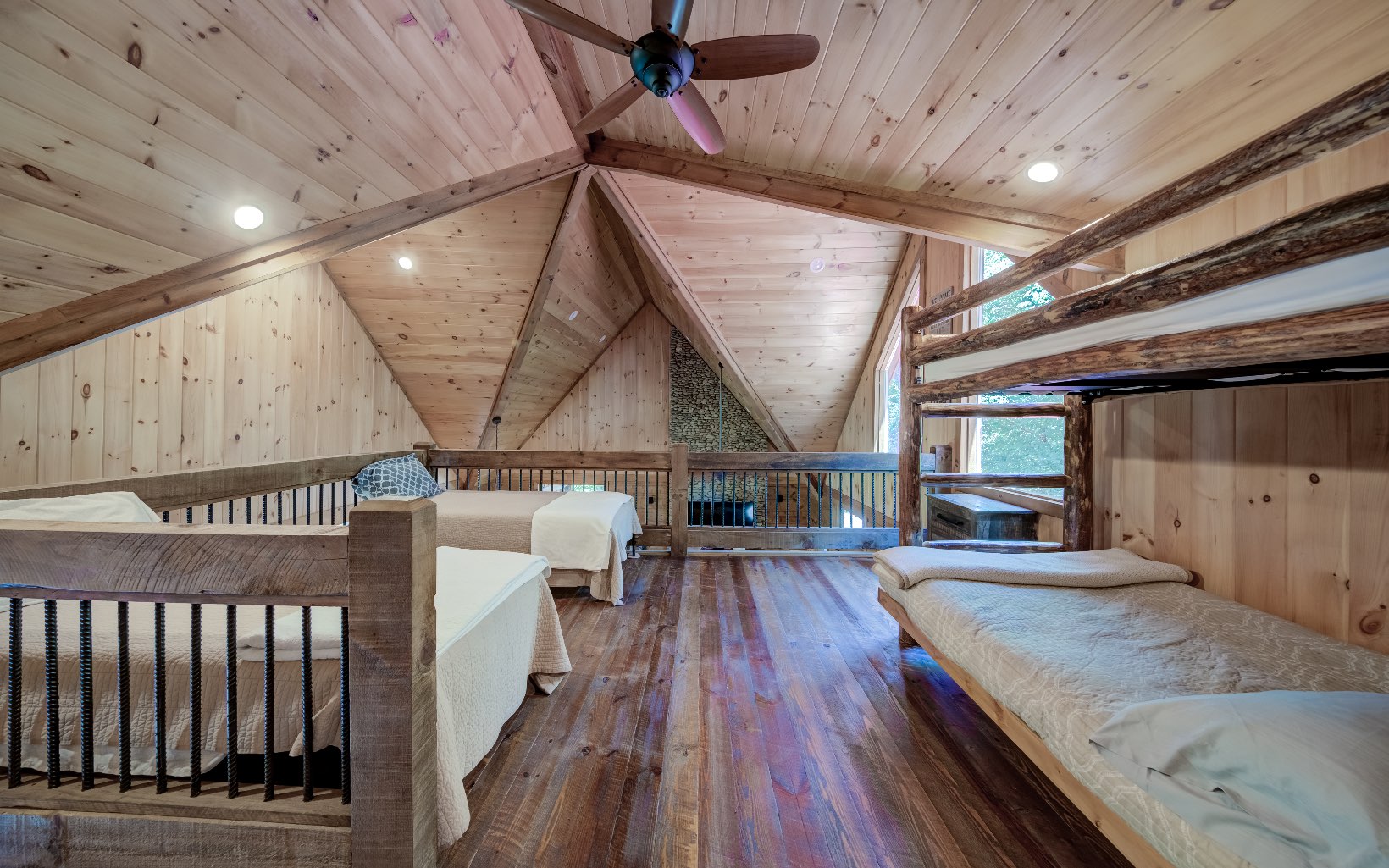 15 Kiki's River Road Blue Ridge, GA 30513 - Photo 25 of 32 a view of a hall with wooden floor