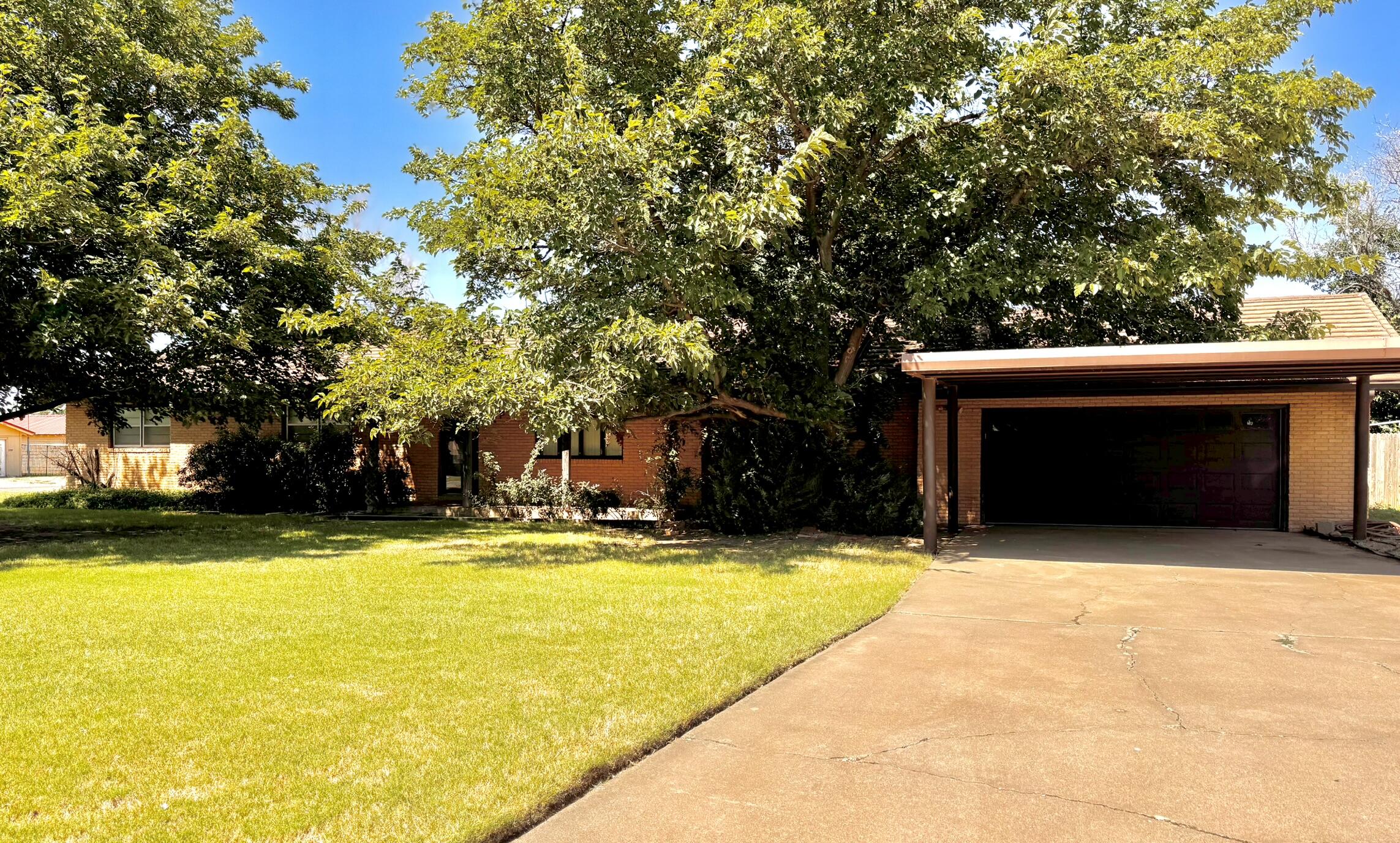 701 Zephyr Plainview, TX 79072 - Photo 2 of 29 a view of swimming pool with trees in the background