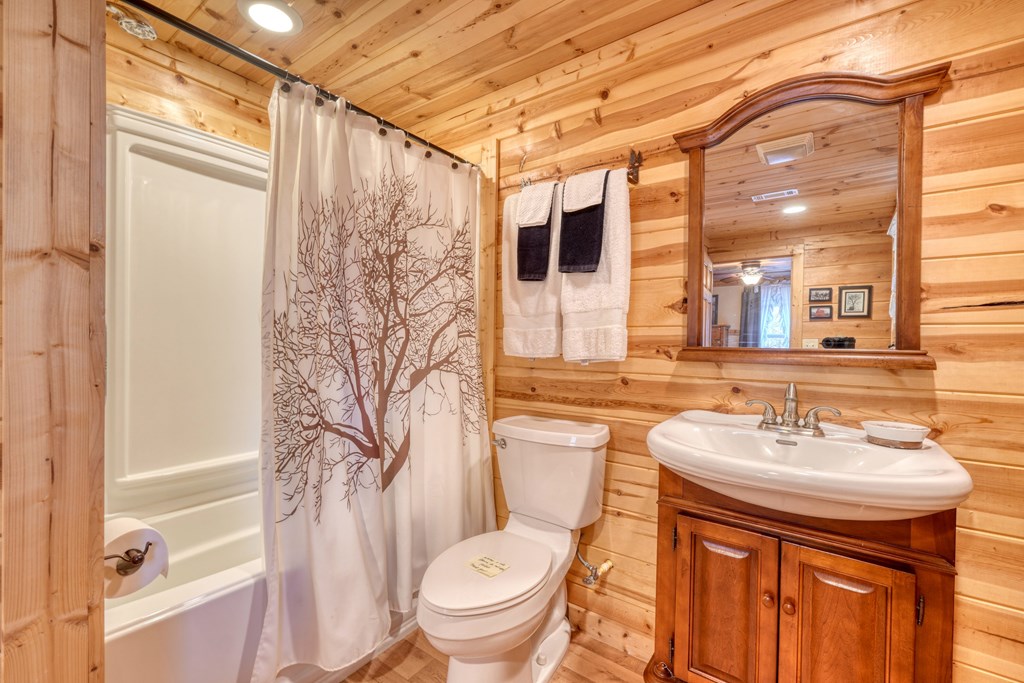 518 Rizzitello Lane Blairsville, GA 30512 - Photo 29 of 44 a bathroom with a sink toilet and shower